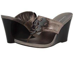 Calvin Klein Fara wedge sandal NEW